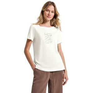 STREET ONE - Shirttop - Offwhite - Met Tekstprint