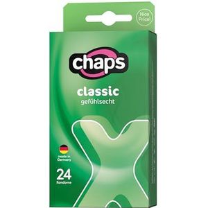 Condooms chaps classic natural, 24 stuks, emotioneel echt, Made in Germany