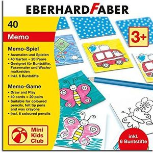 Eberhard Faber 579942 Memospel om in te kleuren, inclusief kleurpotloden