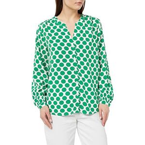 TOM TAILOR Dames blouse 1035244, 32085 - Big Green Dot Design, 38