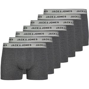 JACK & JONES Boxershorts voor heren, verpakking van 7 stuks, Dark Grey Melange/Pack:dgm - Dgm - Dgm - Dgm - Dgm - Dgm - Dgm, XXL