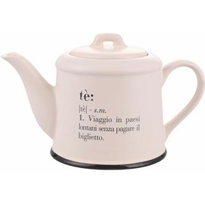 Villa d'Este Home Tivoli 1999 Victionary Theepot van aardewerk, 900 ml