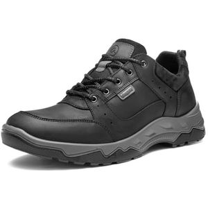 ara Renzo-GTX sneakers voor heren, zwart, antraciet, 42 EU, zwart antraciet, 42 EU