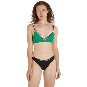 Tommy Hilfiger Bikinibroek voor dames, hipster, Zwart, XL