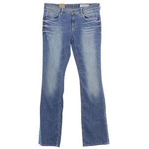 edc by ESPRIT Dames bootcut jeans slim bootcut, blauw (C Reg Stone 945)., 33W x 34L