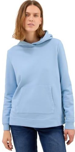 Cecil - Hoodie - Light sky blue - Met Capuchon - Kangoeroezak