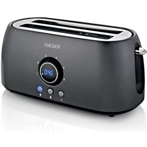 HAEGER Future Plus Broodrooster, 1400 W, met elektronische timer