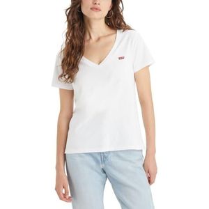 Levi's Perfect V-Neck T-shirt Vrouwen, White +, XL