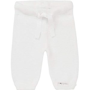 Noppies Unisex Baby U Pants Knit Reg Lux Broek, wit (white 001), 56 cm