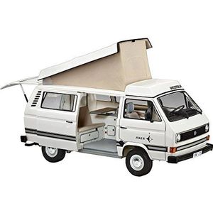 Revell 07344 Volkswagen T3 ""Camper"" Schaal 1:25 Ongebouwd/Ongelakt Kunststof Model Kit