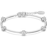 Swarovski Constella Armband, Ronde Slijpvorm, Wit, Rodium Toplaag