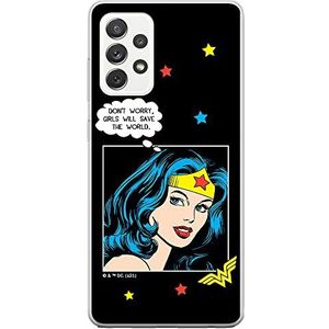 ERT GROUP mobiel telefoonhoesje voor Samsung A52 5G / A52 LTE 4G / A52S 5G origineel en officieel erkend DC patroon Wonder Woman 028, hoesje is gemaakt van TPU