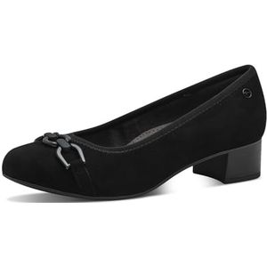 TAMARIS Comfort Comfortabele damespumps, zwart suède, 37 EU, Zwart suède., 37 EU