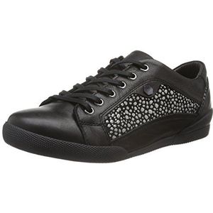 Andrea Conti Dames 0342718 Sneakers, Zwart Zwart Zwart 002, 42 EU
