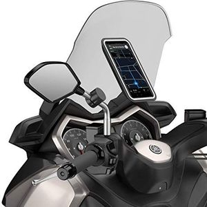 Shapeheart Magnetische mobiele telefoonhouder voor motoren, voor achteraan, universele 360 rotatie, trillingsstomer, motor en scooter, waterdichte scooter, mobiele telefoon