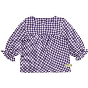 loud + proud Mousseline blouse, GOTS-gecertificeerd, paars, 122/128 cm
