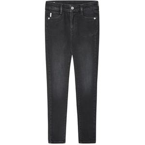 Pepe Jeans Skinny Fit HW Pixlette Jeans, zwart (Denim-9fb), meisjes van 4 jaar, zwart (denim-9fb), 4 anni