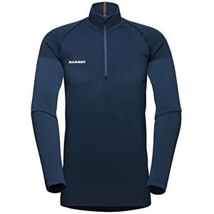 Mammut Trift heren met halve ritssluiting en lange mouwen, marineblauw M