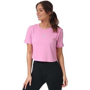 adidas Cropped Tee T-shirt, Bliss Orchid, 38 dames