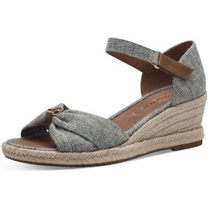 Tamaris 1-28357-42 Damessandalen met sleehak, lichtblauw, 36 EU, lichtblauw, 36 EU