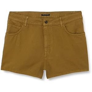 Sisley Casual shorts voor dames, olijfgroen 350, 25