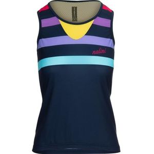 NALINI 03114601100C000.10 Tanktop Damestanktop Blauw/Geel XS, Blauw/Geel, XS
