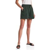 Street One - Mousseline Shorts - Mid Green - Korte Broek