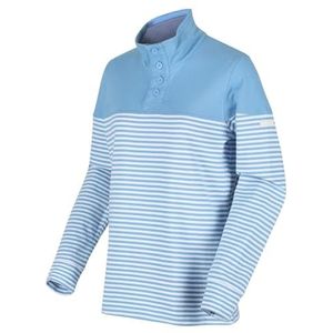 Camiola fleece van coolweave katoen met kraag met knoopsluiting