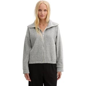 Sweatvest - Zwart - Katoen - Opgestikte Zakken