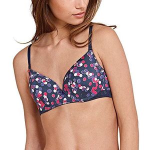 Uncover by Schiesser Dames Uncover Padded Bra Variable Straps BH, grijs (grijsblauw 209), 85C