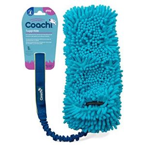 Coachi Tuggi Hide, Great for Interactive Play, Strong & Comfortable, Stretchy Bungee Handle, Reward Training, Recall, Interrupting Biting & Chewing, Perfect For Agility, Suitable for Dogs & Puppies