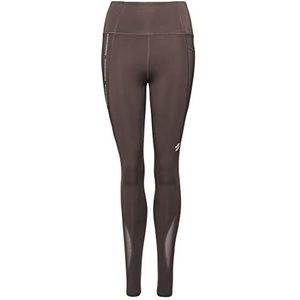 Superdry Active Mesh Full Length Tight Dameskousen, Rok donkergrijs, 34