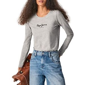 Pepe Jeans New Virginia Ls N Damesjas, 933Grey Marl, M