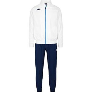 Kappa Nasteco trainingspak wit/blauw, XL