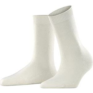 FALKE Dames Sokken Cosy Wool W SO Wol Kasjmier Eenkleurig 1 Paar, Wit (Off-White 2049), 39-42