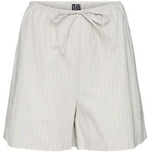 VERO MODA Vmgili Hw WVN Ga Shorts voor dames, Silver Lining/Aop: zandie, M