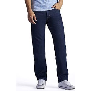Lee Regular Fit Straight Leg Jeans voor heren, Pepper Prewash, 32W x 28L