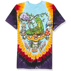 Liquid Blue Men's All Mad Here T-Shirt, Tie Dye, X-Large