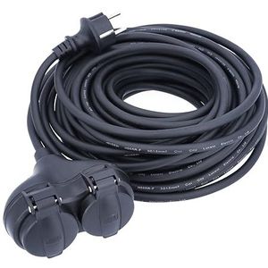 Verlengkabel - 10 m - Geaard - Weerbestendig - IP44 - H05RR-F 3G1,5