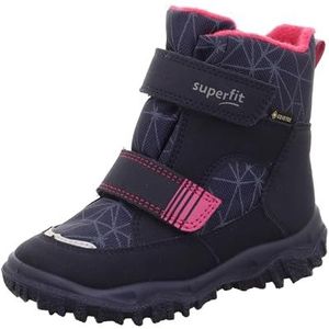 Superfit Mädchen HUSKY warm gefütterte Gore-Tex Stiefel, BLAU/PINK 8020