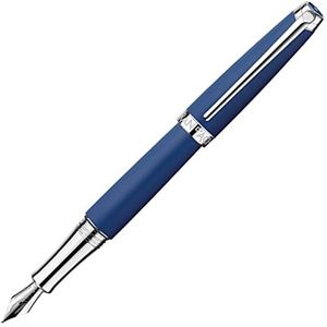 Caran d'Ache - Léman - Vulpennen - Matte Blauw - Zilver