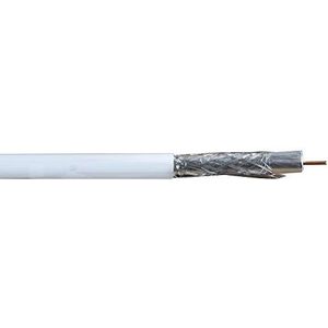 Pro Power RG6UCCAWHT250MFF RG6U coax-kabel, PVC, wit, 250 m haspel