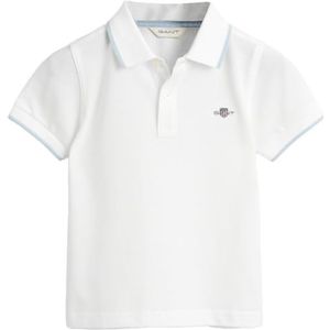 GANT - Polo Pique Rugger - Evening Blue - T-shirt - Voor Kinderen - Hoog Katoengehalte