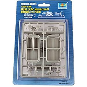 Trumpeter TRU06644 1/350 USN LCAC Hovercraft Plastic Model kit, Multi kleuren