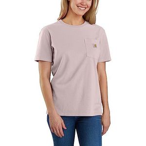 T-shirt ample à manches courtes Carhartt K87 Pocket pour femmes, violet S