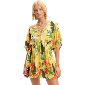 Desigual Swim_TOP Tropical, 8009 Mousse Limon, S, geel, S