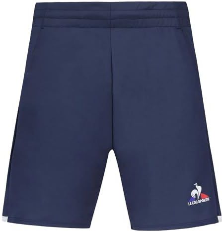 Le Coq Sportif - 2320606 - Korte Broek - Kinderen - Polyester - Tweekleurig Ontwerp