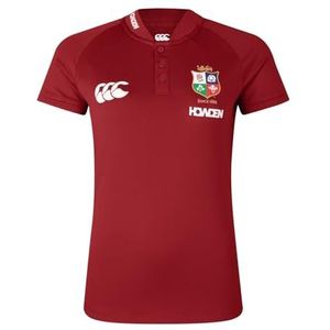 Canterbury Poloshirt voor dames, British and Irish Lions, Red Dahlia, 12