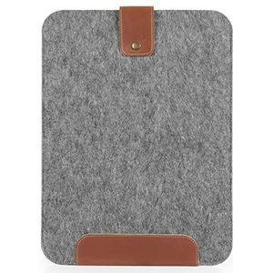 MegaGear 13 inch lederen en fleece slanke MacBook-tas