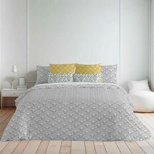 Belum Dekbedovertrek voor bedden van 105 cm (180 x 220 cm), stof, 100% biologisch katoen, 175 draden, Oeko-Tex-gecertificeerd, model: Portmore Mint